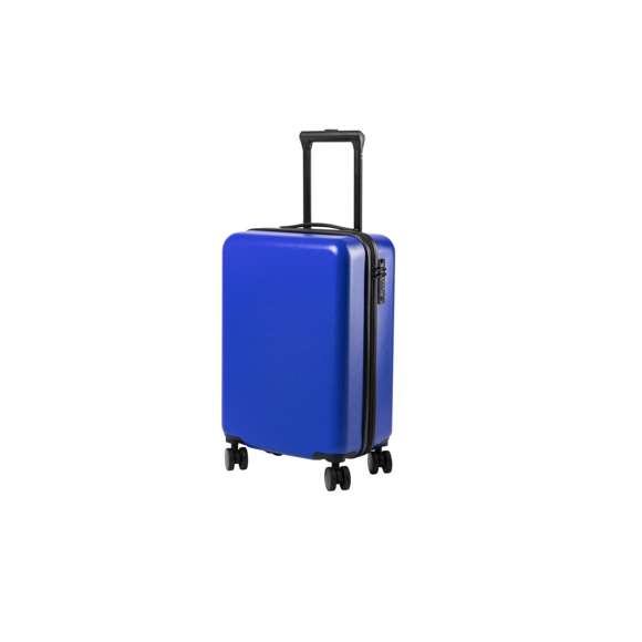 Trolley en resistente material PC rígido, de alta resistencia a impactos y con terminación trendy de acabado semimate. De apertura total, con 4 ruedas giratorias dobles y cierre de seguridad por contraseña. Cierre conforme a los estándares TSA -Administración de la Seguridad en el Transporte-, que permite a las autoridades de aduanas inspeccionar el contenido del equipaje sin tener que forzar o romper el cierre, a traves de una llave especial a disposición de la autoridad. Compartimento principal con cierre de cremallera de doble tirador y doble asa de mano. Interior forrado.