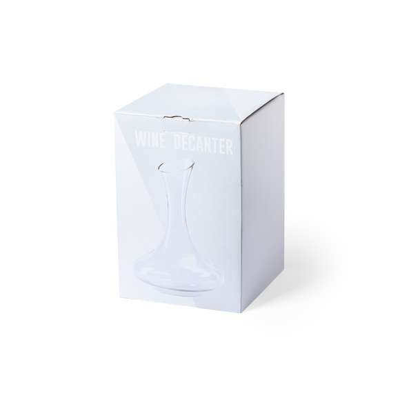 Decantador para vino de 1,8l de capacidad, con diseño estilizado y boca anti goteo. Presentada en atractiva caja de diseño con protección interior.
