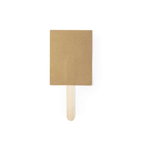Pai Pai de línea nature en cartón reciclado, con mango de madera.