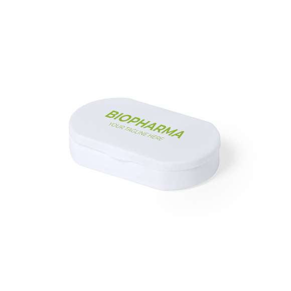 Pastillero antibacteriano de acabado sólido, con 3 compartimentos y cierre de seguridad.Los productos con tratamientos antibacterianos son capaces de reducir drásticamente las cargas bacterianas presentes en las superficies de los materiales, gracias a la incorporación de agentes microbianos permanentes estáticos, con alta efectividad para inhibir y prevenir la contaminación bacteriana.Artículo de acuerdo al estándar ISO 22196, que determina la actividad antibacteriana en materiales plásticos y superficies no porosas, lo que permite conocer la efectividad de inhibición microbiana que tienen los aditivos sobre los objetos tratados mediante una evaluación cuantitativa.