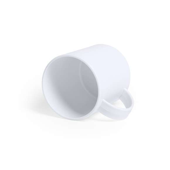 Taza antibacteriana en resistente material PP de acabado sólido y libre de BPA. 350 ml de capacidad, presentada en bolsa individual.  Los productos con tratamientos antibacterianos son capaces de reducir drásticamente las cargas bacterianas presentes en las superficies de los materiales, gracias a la incorporación de agentes microbianos permanentes estáticos, con alta efectividad para inhibir y prevenir la contaminación bacteriana.  Artículo de acuerdo al estándar ISO 22196, que determina la actividad antibacteriana en materiales plásticos y superficies no porosas, lo que permite conocer la efectividad de inhibición microbiana que tienen los aditivos sobre los objetos tratados mediante una evaluación cuantitativa.