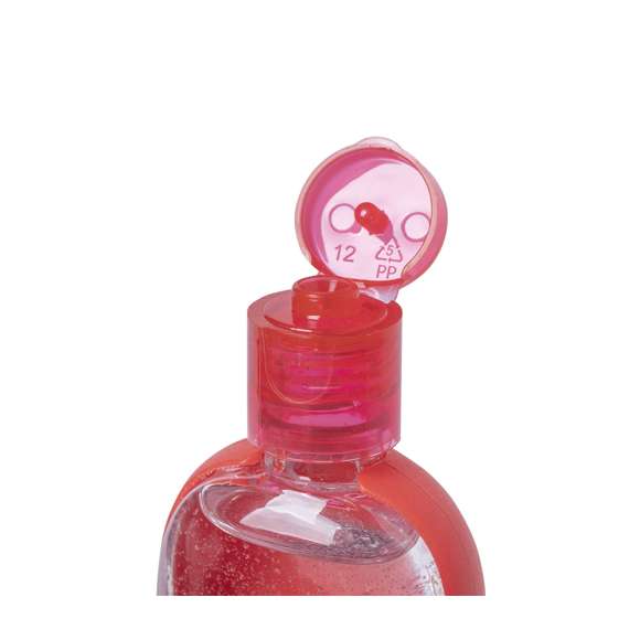 Gel hidroalcohólico para higiene y limpieza de la piel en bote rellenable de 30 ml, con extracto balsámico de Aloe Vera. Cuerpo en variada gama de colores, con dosificador, tapón de seguridad y mosquetón para transporte / fijación. Solución con 65% de contenido de alcohol.  Artículo con certificación GMP (Good Manufaturing Practices / Normas de Correcta Fabricación) que garantiza el cumplimiento de rigurosas medidas de control para la obtención de un producto seguro y de calidad.  Disponible certificación 94/62/EC.  Artículo con certificación GMP (Good Manufaturing Practices / Normas de Correcta Fabricación) que garantiza el cumplimiento de rigurosas medidas de control para la obtención de un producto seguro y de calidad.