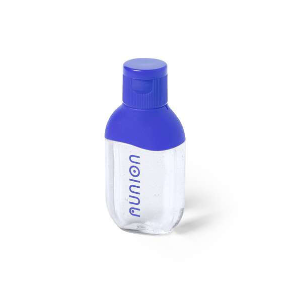 Gel hidroalcohólico para higiene y limpieza de la piel en bote rellenable de 30 ml, con extracto balsámico de Aloe Vera. Cuerpo transparente con detalle y tapón de acabado sólido, en variada gama de colores. Con dosificador y tapón de seguridad. Solución con 65% de contenido de alcohol.Disponible certificación 94/62/EC.Artículo con certificación GMP (Good Manufaturing Practices / Normas de Correcta Fabricación) que garantiza el cumplimiento de rigurosas medidas de control para la obtención de un producto seguro y de calidad.