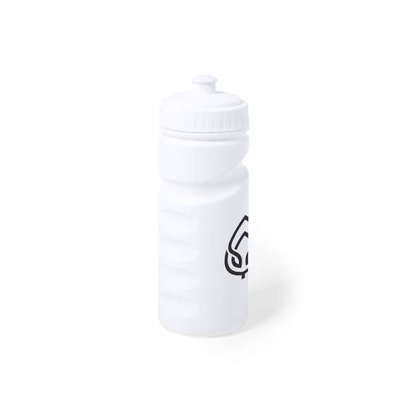 Bidón antibacteriano acabado en PE de color blanco, libre de BPA. 500ml de capacidad, con cuerpo ergonómico, tapón a rosca y dosificador de seguridad.Los productos con tratamientos antibacterianos son capaces de reducir drásticamente las cargas bacterianas presentes en las superficies de los materiales, gracias a la incorporación de agentes microbianos permanentes estáticos, con alta efectividad para inhibir y prevenir la contaminación bacteriana.Artículo de acuerdo al estándar ISO 22196, que determina la actividad antibacteriana en materiales plásticos y superficies no porosas, lo que permite conocer la efectividad de inhibición microbiana que tienen los aditivos sobre los objetos tratados mediante una evaluación cuantitativa.