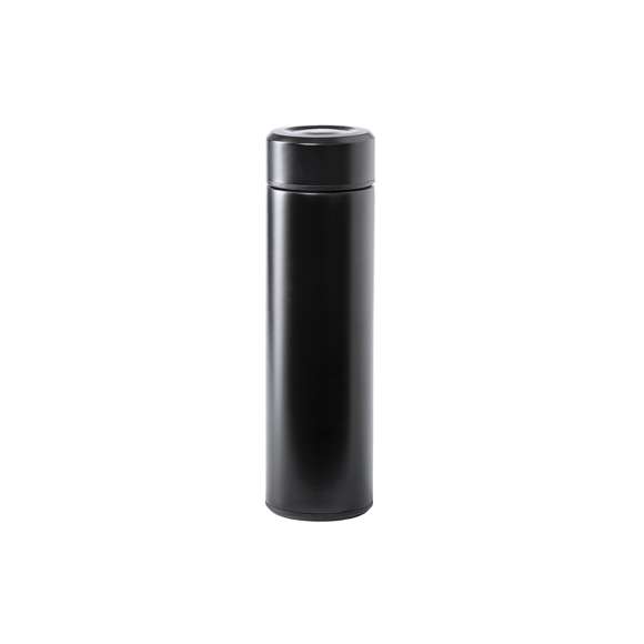 Termo en acero inox de 500ml de capacidad. Con doble pared para mejor y más duradera conservación de la temperatura. Infusor incluido y sistema de apertura fácil a rosca. Disponible en variada gama de colores y presentado en atractiva caja de diseño.