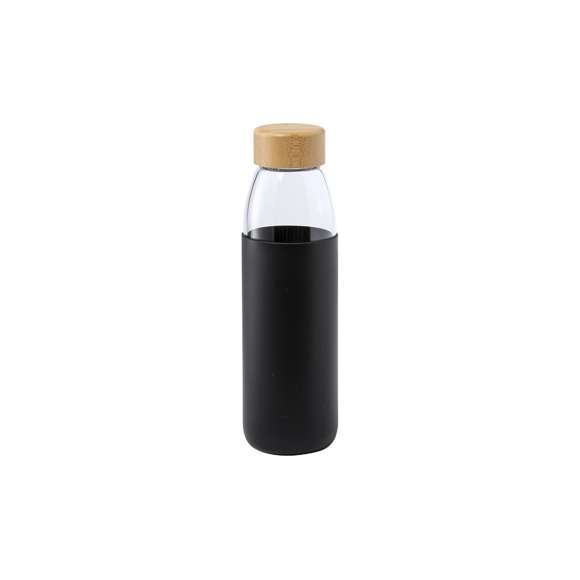 Bidón de línea nature de 540ml de capacidad. Fabricado con cuerpo de cristal y tapón a rosca de bambú. Incluye funda de silicona y viene presentado en caja individual de atractivo diseño.
Este artículo sólo puede imprimirse en 1 color (blanco/negro).