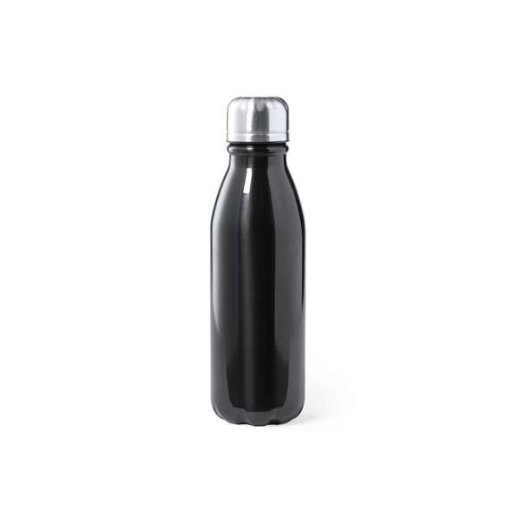Bidón de aluminio de 550ml de capacidad. Fabricado en resistente aluminio libre de BPA. Disponible en variada gama de colores. Presentado individualmente en una atractiva caja de diseño.