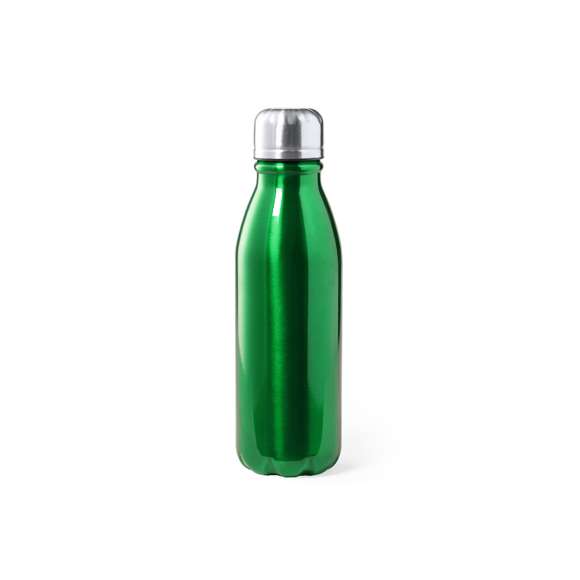Bidón de aluminio de 550ml de capacidad. Fabricado en resistente aluminio libre de BPA. Disponible en variada gama de colores. Presentado individualmente en una atractiva caja de diseño.