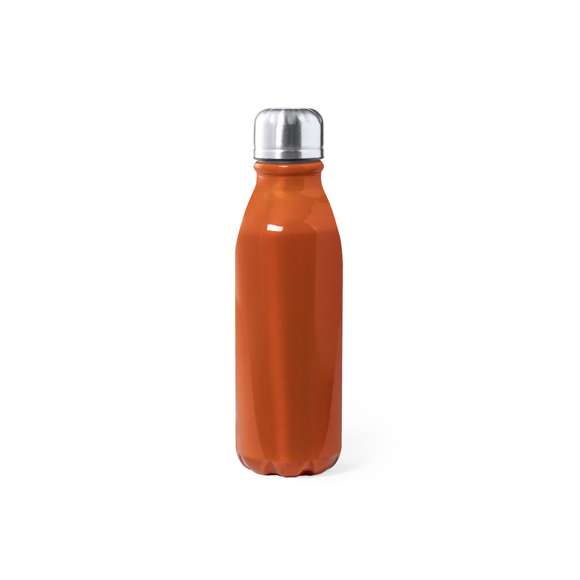 Bidón de aluminio de 550ml de capacidad. Fabricado en resistente aluminio libre de BPA. Disponible en variada gama de colores. Presentado individualmente en una atractiva caja de diseño.