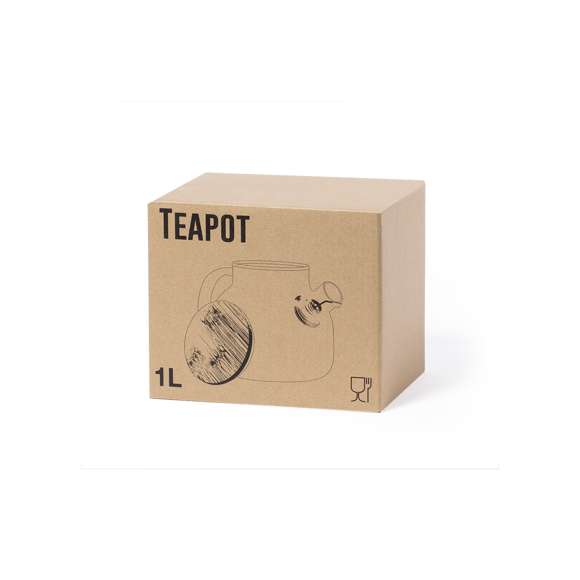 Tetera de línea nature en alta calidad y 1l de capacidad, con infusor incluido. Fabricada en cristal de borosilicato, que ofrece una resistencia y durabilidad excepcionales, alargando su vida útil y pudiendo ser reutilizada infinidad de veces. Tapa en bambú y presentado en atractiva caja de diseño eco.