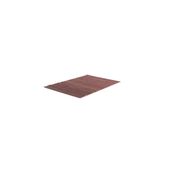 Salvamantel plegable de diseño rectangular en madera de bambú de variados colores. Con refuerzos en resistente hilo.