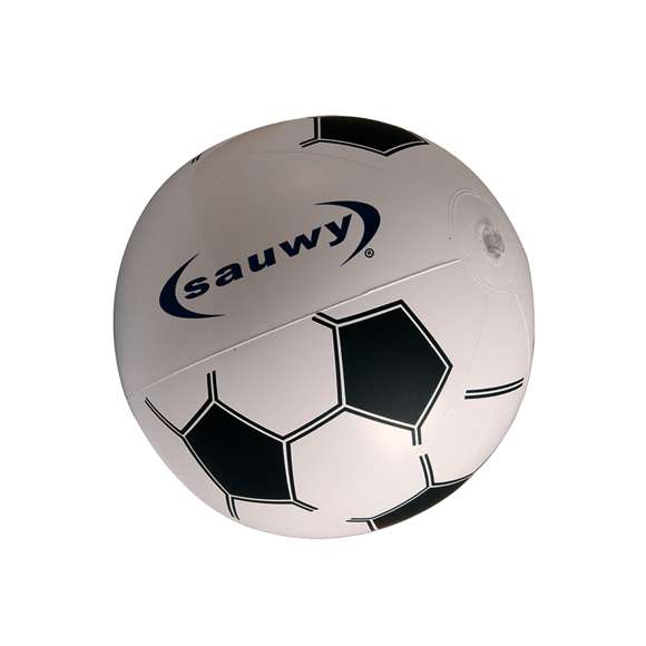 Balón inflable de PVC con diseño retro inspirado en los antiguos balones de fútbol
