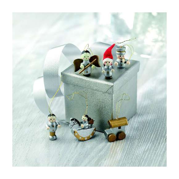 Set de 6 adornos navideños