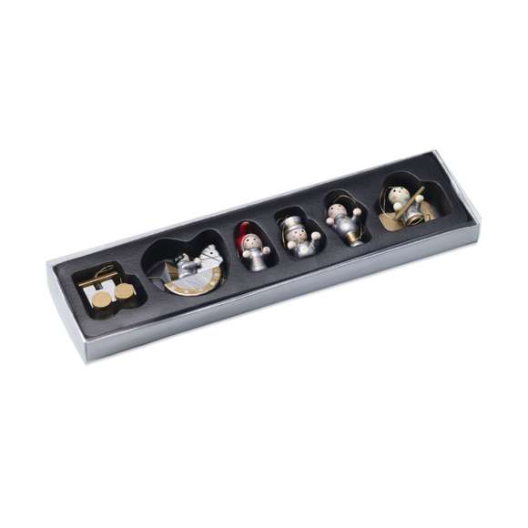 Set de 6 adornos navideños