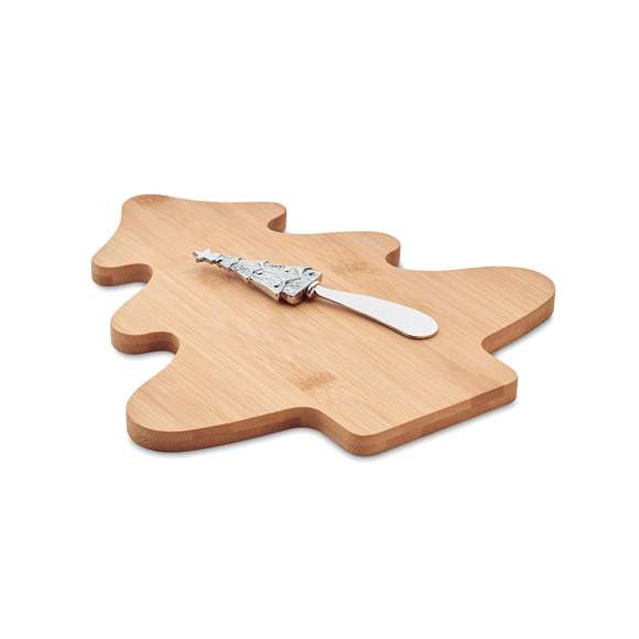 Set cuchillo y tabla de bambú