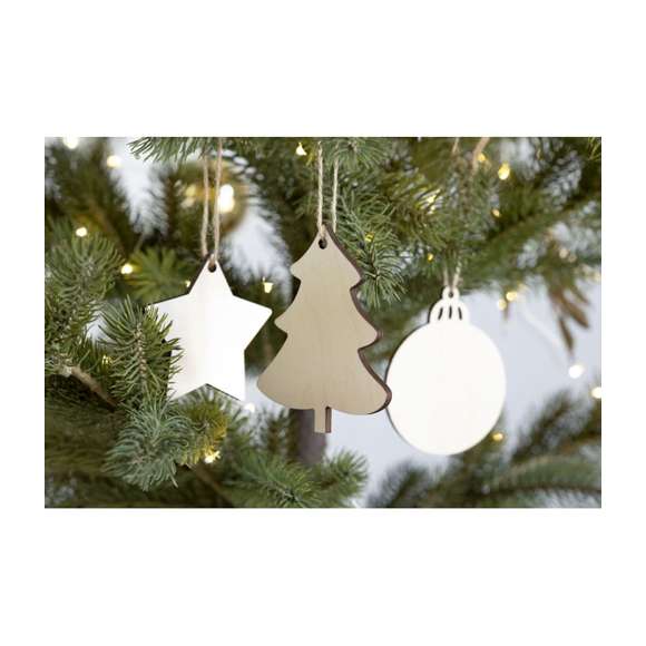Adorno navidad en forma árbol