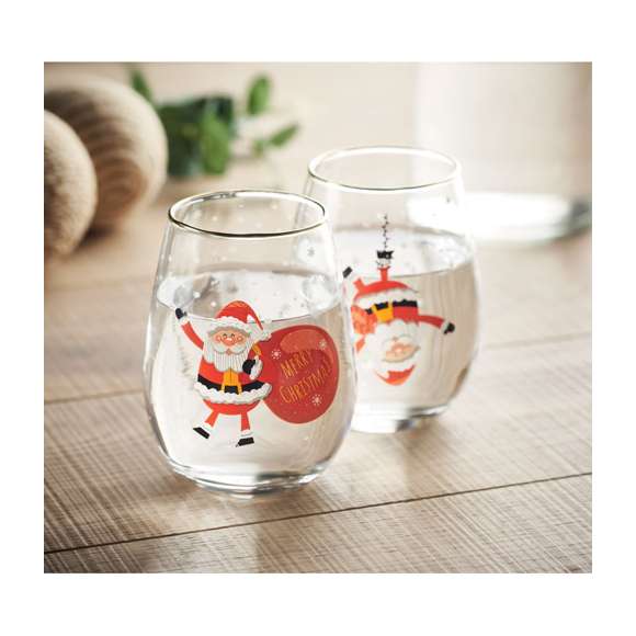 Set de 2 vasos de Navidad