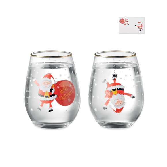 Set de 2 vasos de Navidad