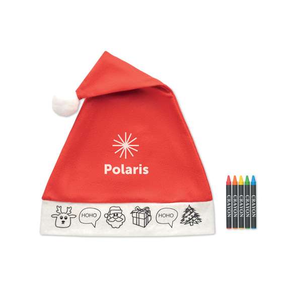 Gorro de Papá Noel para niños
