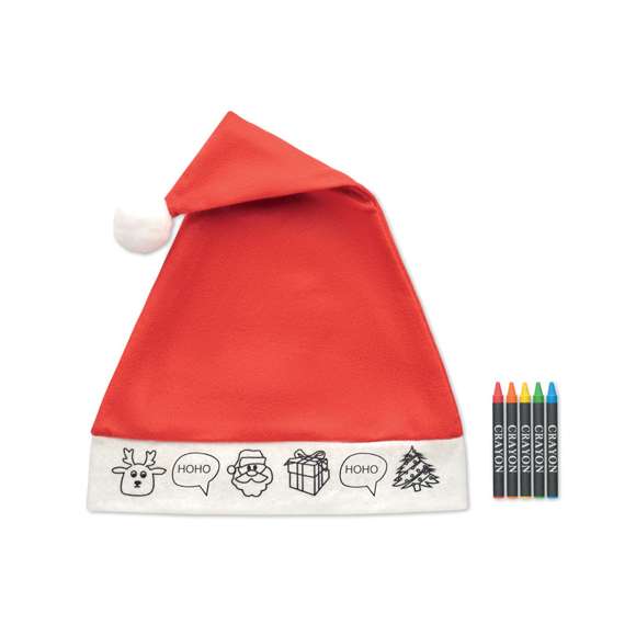 Gorro de Papá Noel para niños