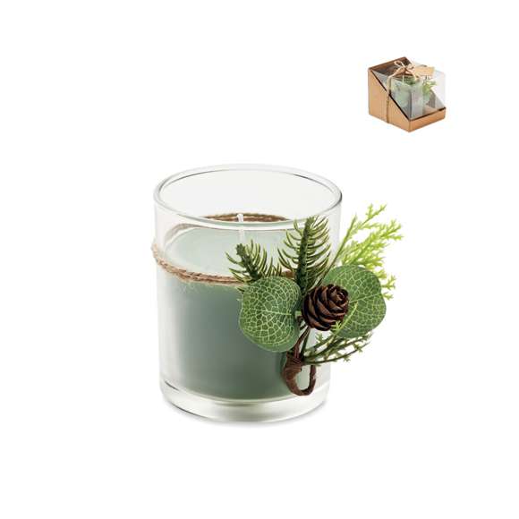 Porta velas de Navidad