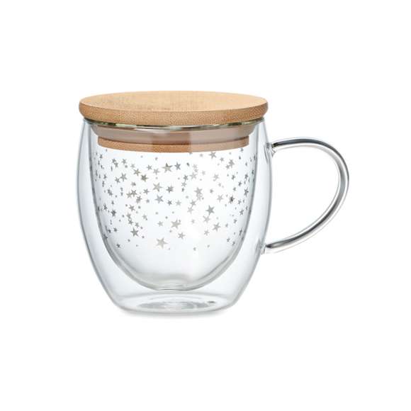 Taza borosilicato doble pared