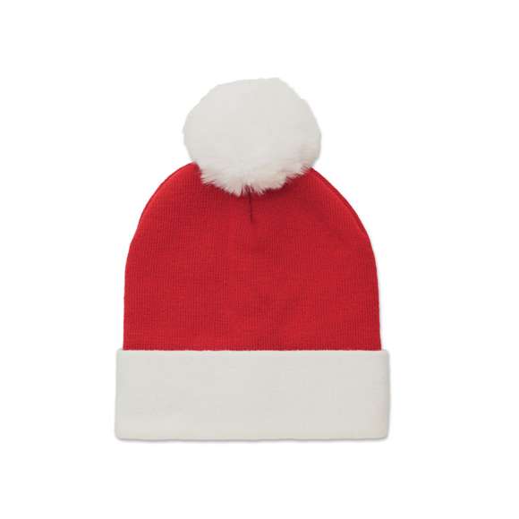 Gorro de punto navideño