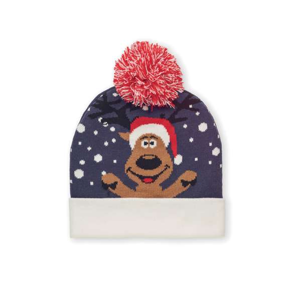 Gorro de punto navideño