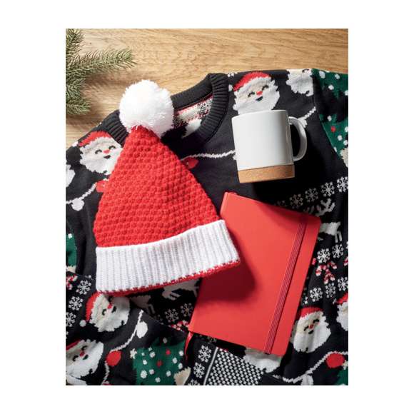 Gorro de punto navideño