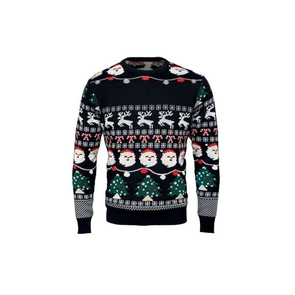 Jersey Navidad luz LED S/M