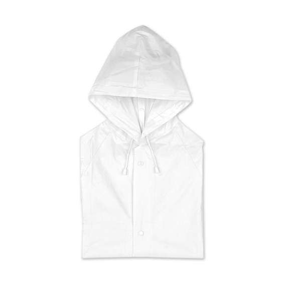 <p><span style="color: rgb(65, 65, 65);">Impermeable de PVC con capucha y bolsillos.</span></p>