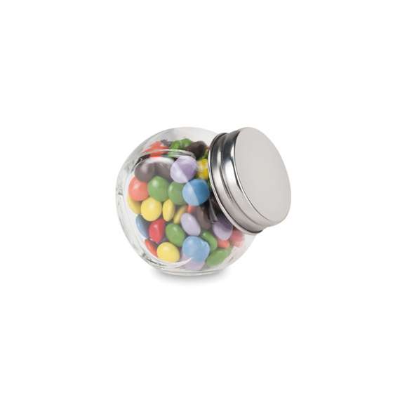 Chocolates en bote de cristal