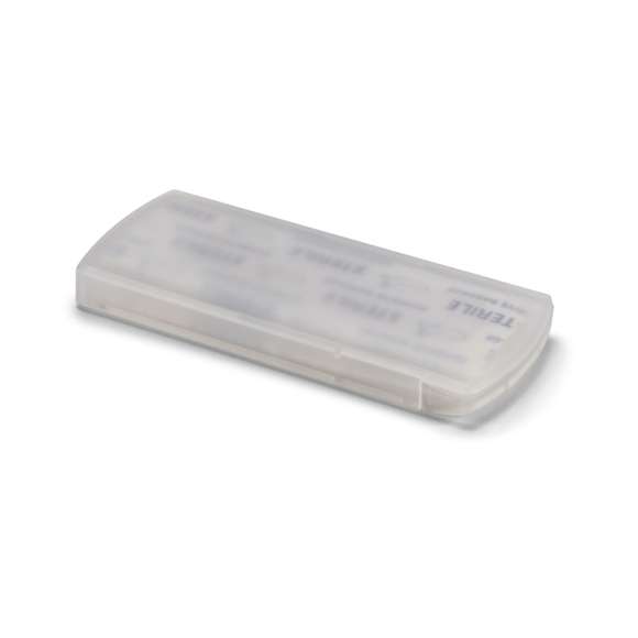 Tiritas en caja de emergencia