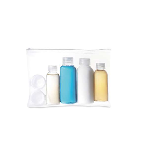 Neceser de viaje con envases
