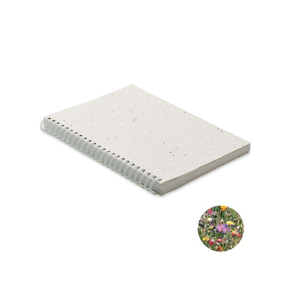 Libreta A5 tapas de semillas