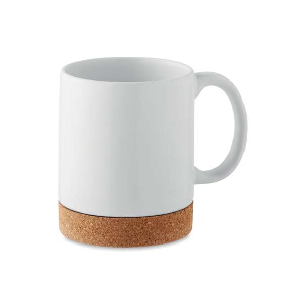 Taza de corcho de cerámica