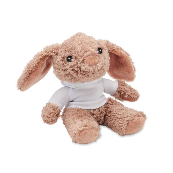 Peluche conejo con capucha