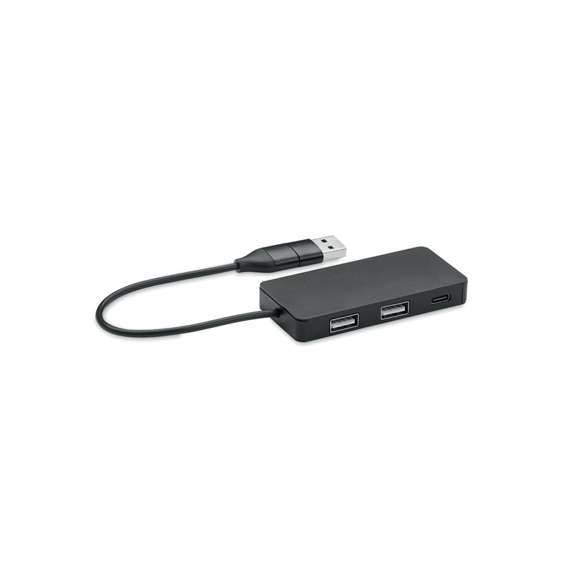 HUB 3 puertos cable de 20 cm