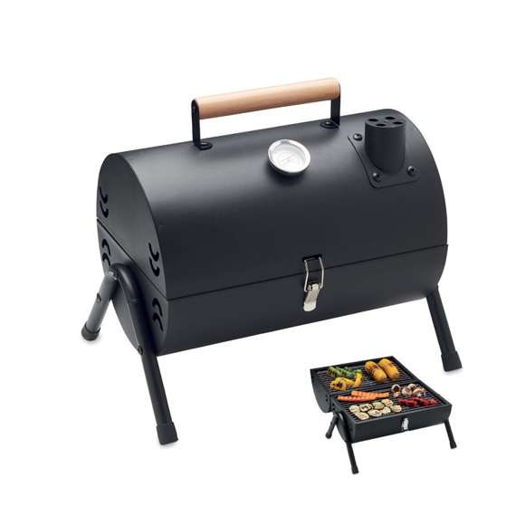 Barbacoa portátil con chimenea