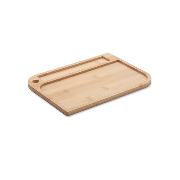 Plato para comida de bambú