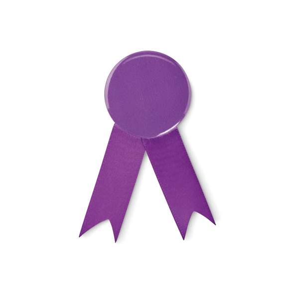 Broche insignia con cinta