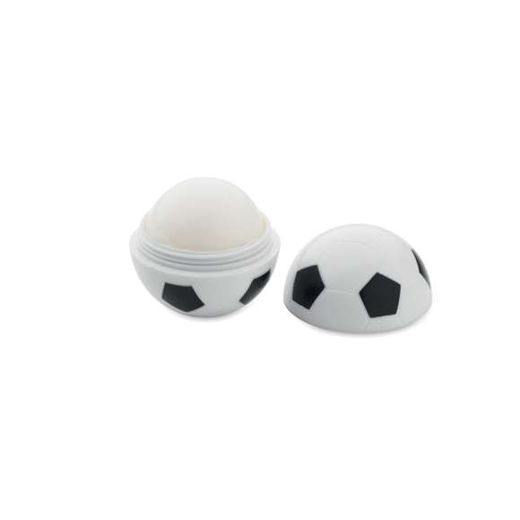 <p><span style="color: rgb(119,119,119);background-color: rgb(255,255,255);font-size: 13px;font-family: Open Sans", Arial, sans-serif;">Bálsamo labial de ABS en forma de balón de fútbol. SPF10. Sabor: Vainilla.</span>&nbsp;</p>