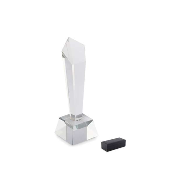 Trofeo de cristal con caja