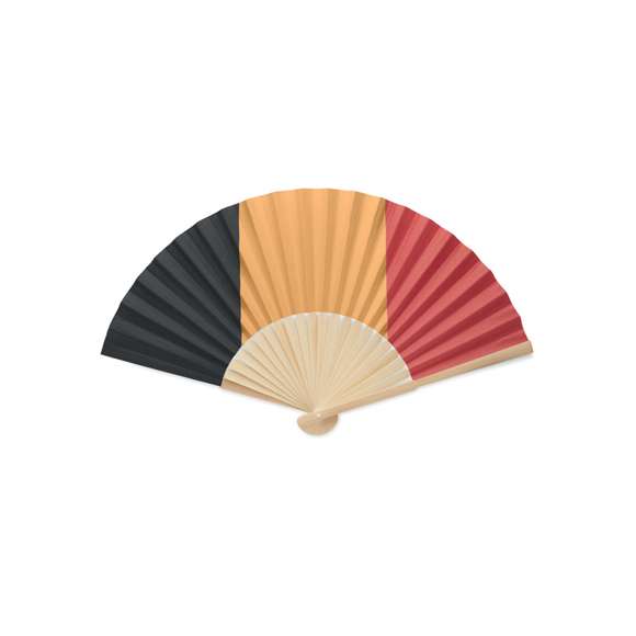 <p><span style="color: rgb(119,119,119);background-color: rgb(255,255,255);font-size: 13px;font-family: Open Sans", Arial, sans-serif;">Abanico de bambú con diseño de bandera en tela de papel.</span>&nbsp;</p>