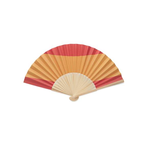 <p><span style="color: rgb(119,119,119);background-color: rgb(255,255,255);font-size: 13px;font-family: Open Sans", Arial, sans-serif;">Abanico de bambú con diseño de bandera en tela de papel.</span>&nbsp;</p>