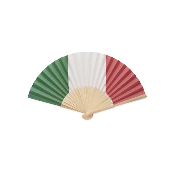 <p><span style="color: rgb(119,119,119);background-color: rgb(255,255,255);font-size: 13px;font-family: Open Sans", Arial, sans-serif;">Abanico de bambú con diseño de bandera en tela de papel.</span>&nbsp;</p>