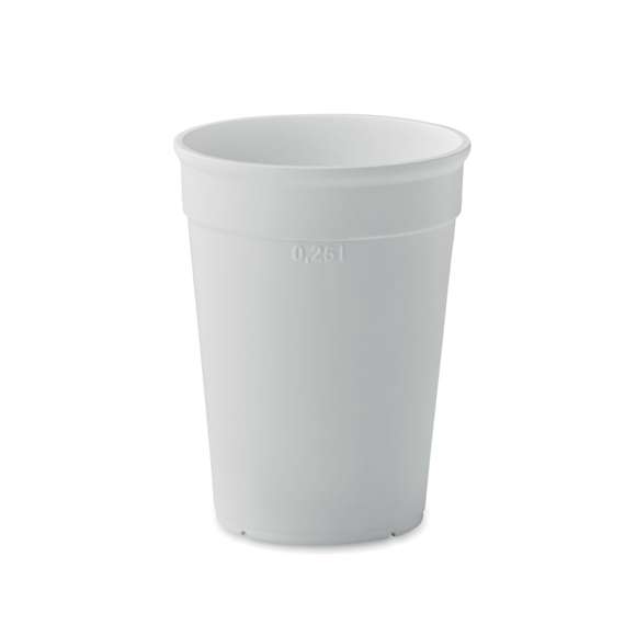 Vaso de PP reciclado 250 ml
