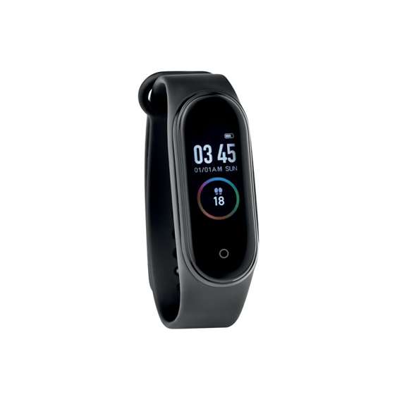 <p><span style="color: rgb(119,119,119);background-color: rgb(255,255,255);font-size: 13px;font-family: Open Sans", Arial, sans-serif;">Pulsera de actividad inalámbrico 4.0 en ABS con correa de silicona. Pantalla LCD táctil de 0,96 pulgadas.</span>&nbsp;</p>