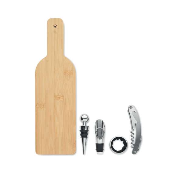 Set vino en forma de botella