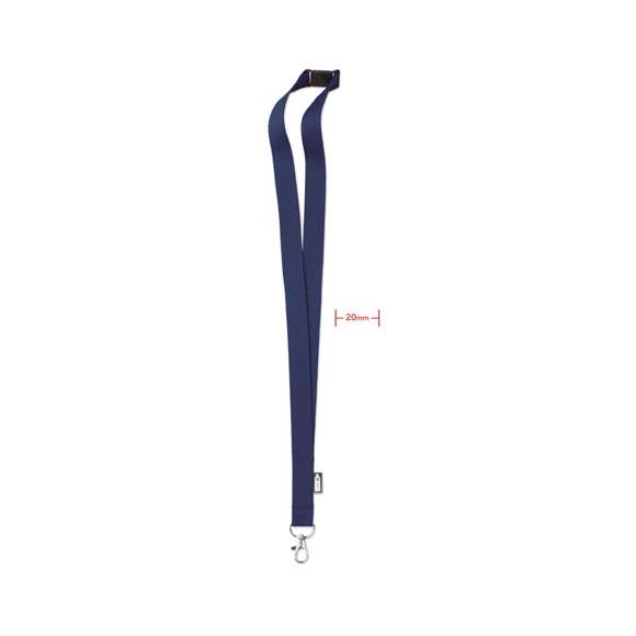 Lanyard de RPET  20 mm